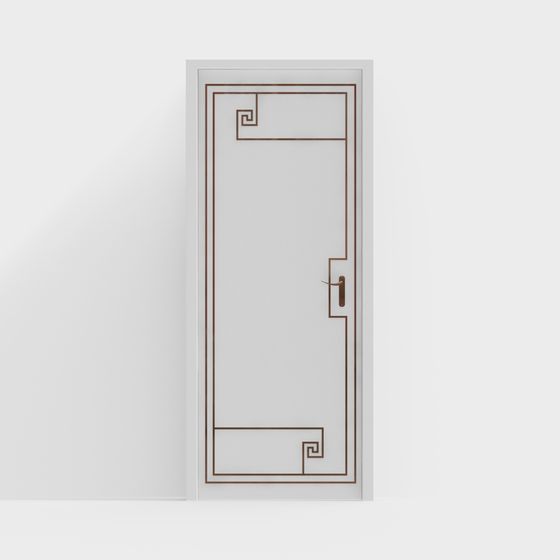 Art Deco Door 3D model