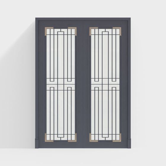Elegant Modern 3D Door Model for Creative Projects