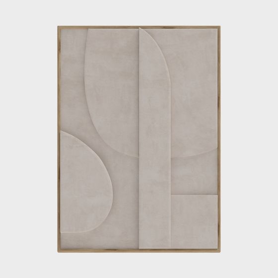 Abstract Geometric Frame 3D model