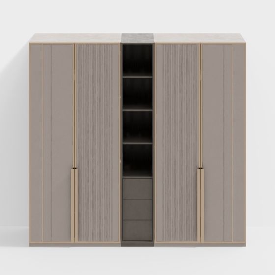 City Cabinet 3D model for Modern Interiors