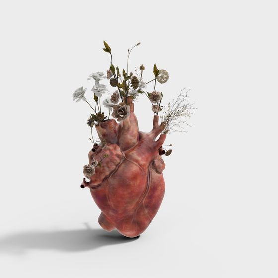 Beautiful Heart 3D Model for Creative Projects