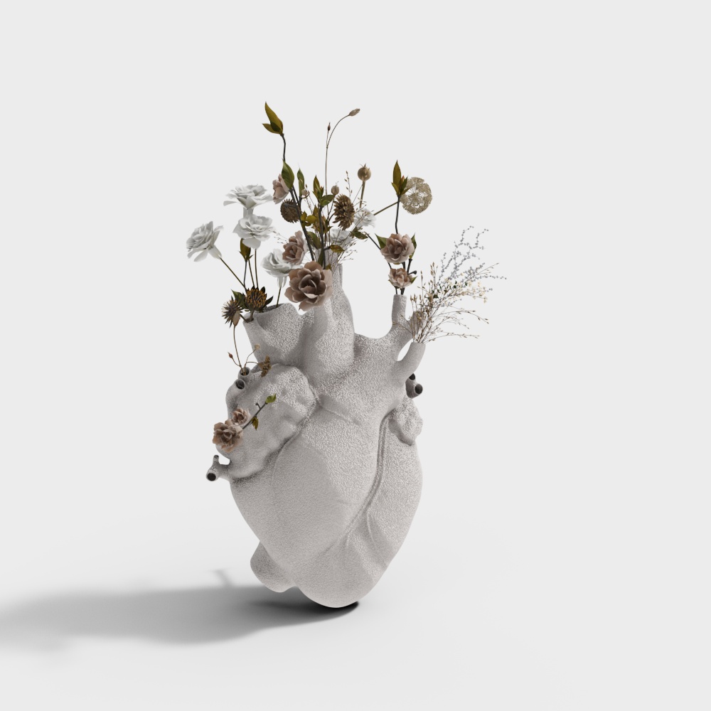 Lifelike Heart 3D Model Design