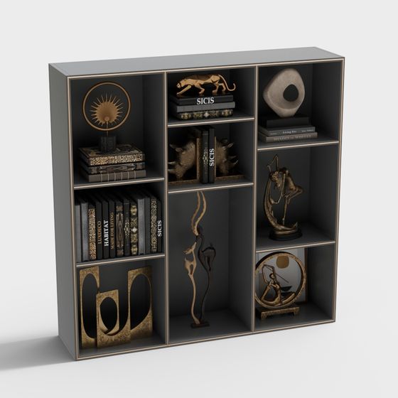 Elegance Shelf 3D model for Modern Interiors