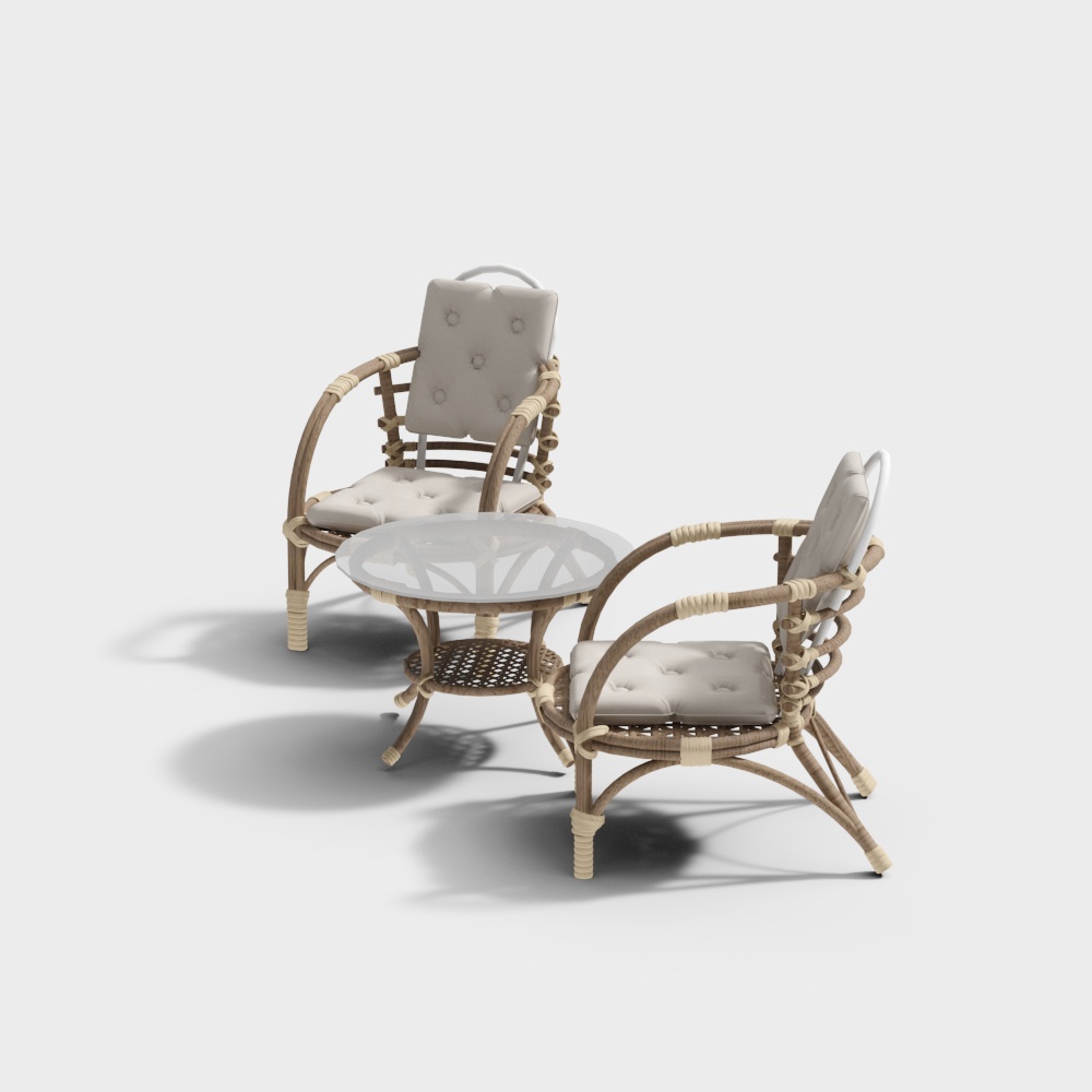 Rattan Sofa Set
