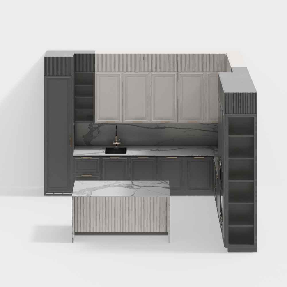 Neoclassical Style Cabinet