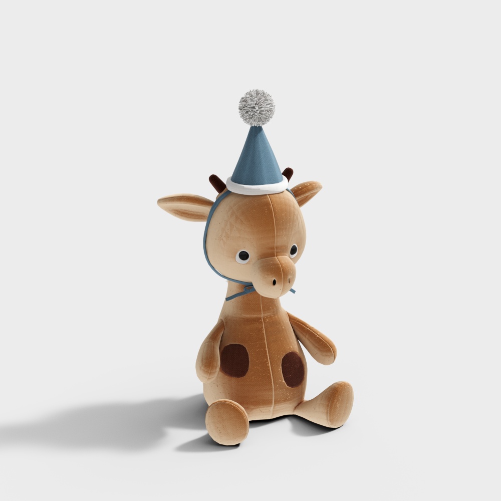 Charming Giraffe 3D Model for Creative Projects