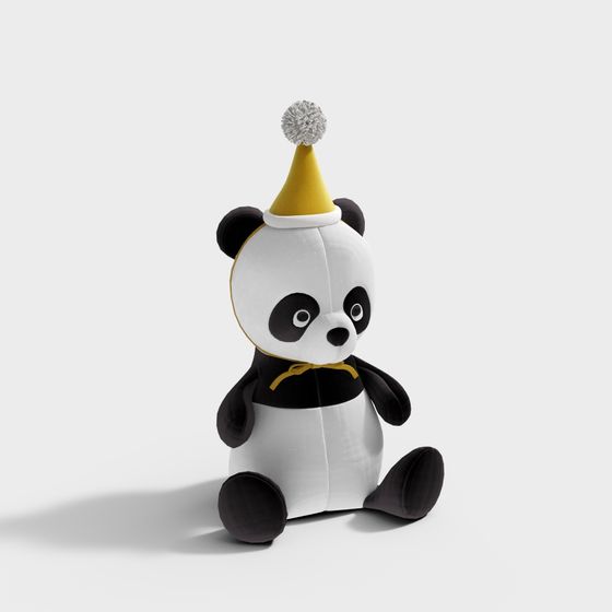 Party Panda 3D model