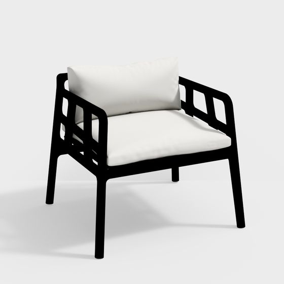 Urban Lounge Chair 3D Model