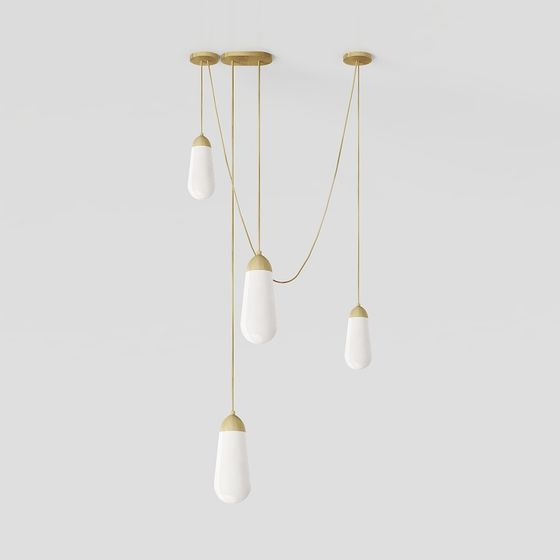 Elegant Modern Pendant Light 3D model