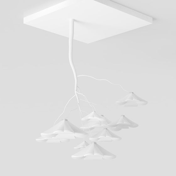 Suspended Tree 3D Model for Modern Lighting