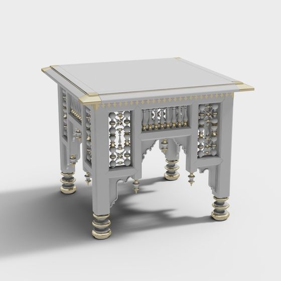 Elegant Side Table 3D model