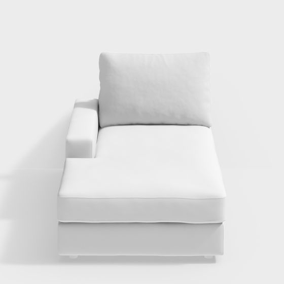Contemporary Minimalist Armchair 3D model for Stylish Interiors