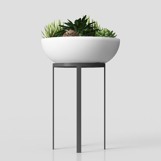 Urban Oasis Planter Stand 3D model
