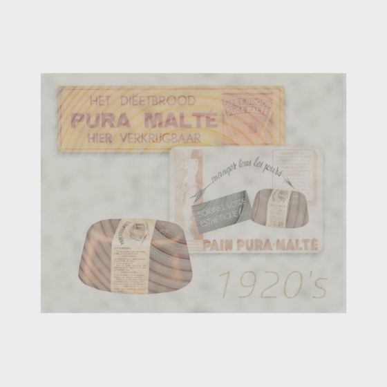 1920's Pura Malté Bread 3D model