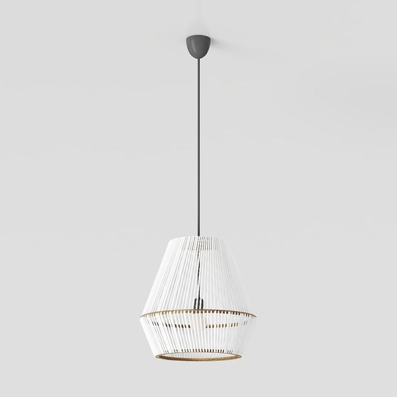 Modern Minimalist Chandelier 3D model