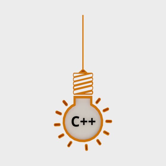 C++ Light Bulb 3D model