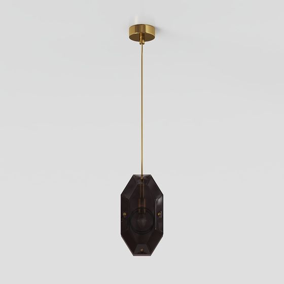 Art Deco Pendant 3D model