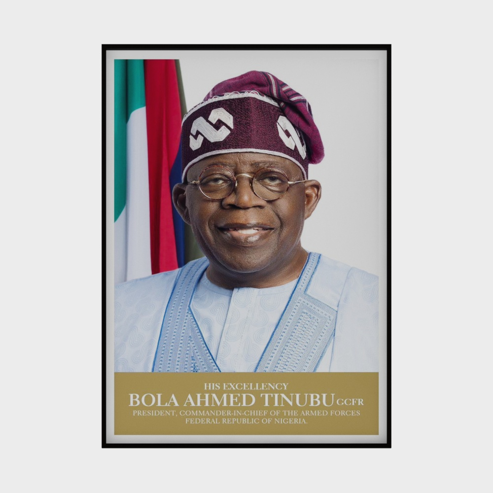 PRES. BOLA AHMED TINUBU OFFICIAL PORTRAIT