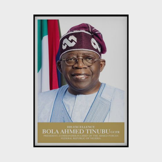 Detailed 3D Model of President Bola Ahmed Tinubu for Creative Projects