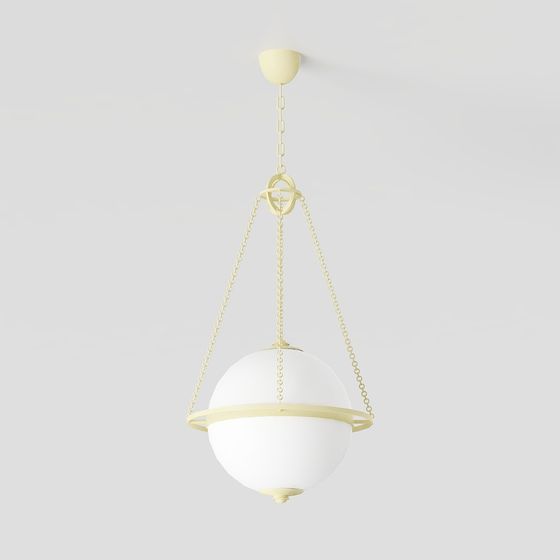 Unique Low-Poly Chandelier 3D model