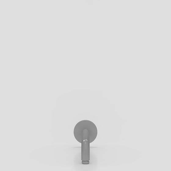 Sleek Cylindrical Hook 3D model for Creative Projects