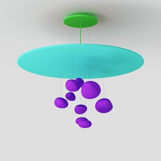 Suspended Art Lighting 3D model