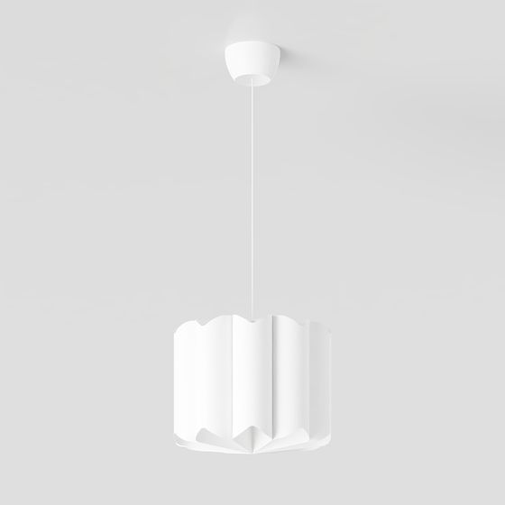 Elegant Low-Polygon Chandelier 3D model for Modern Interiors