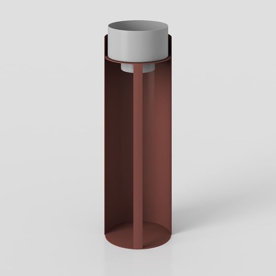 Urban Column Low Poly 3D Model