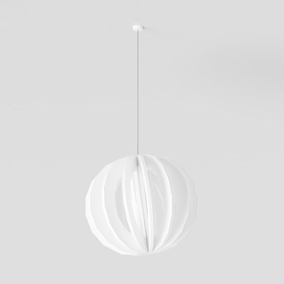 Unique Geometric Low-Poly Pendant Light 3D model
