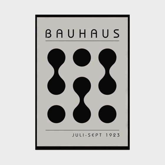 Bauhaus Poster 3D model