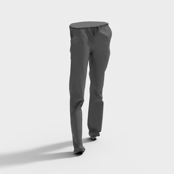 Stylish Minimalist Jeans 3D model
