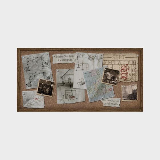 Vintage Memory Board 3D model for Creative Projects
