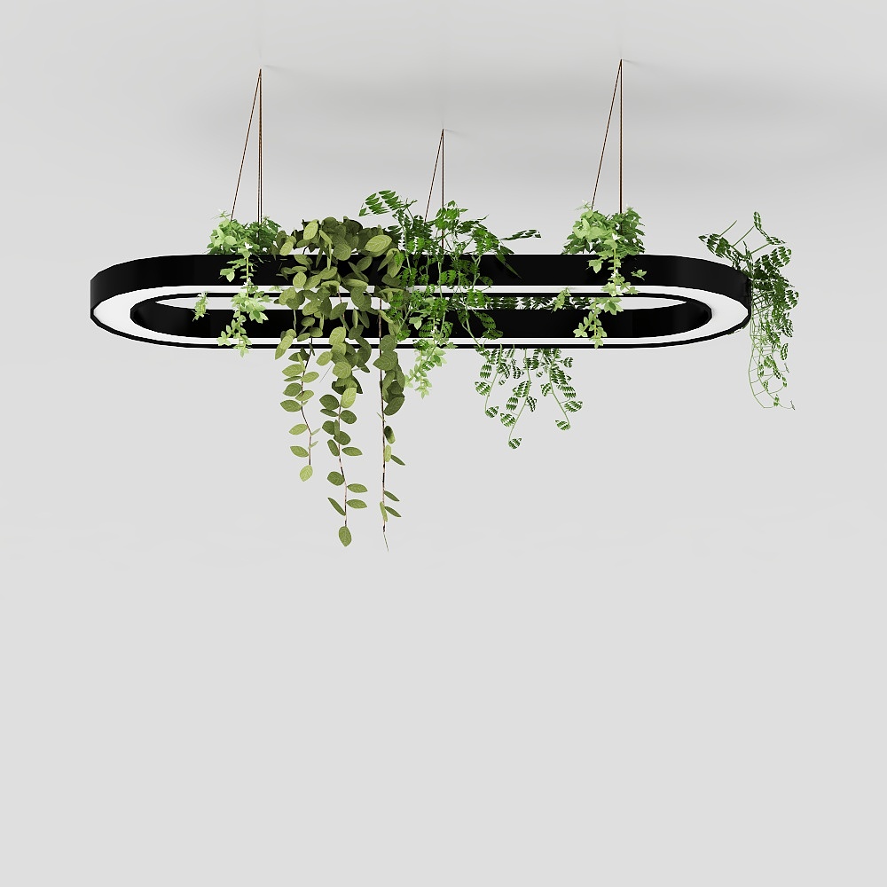 Greenery Chandelier 3D model