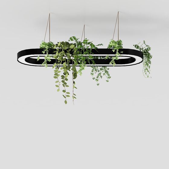 Greenery Chandelier 3D model