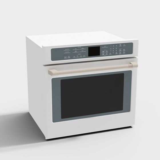 Chic Embedded Oven 3D model for Contemporary Kitchens