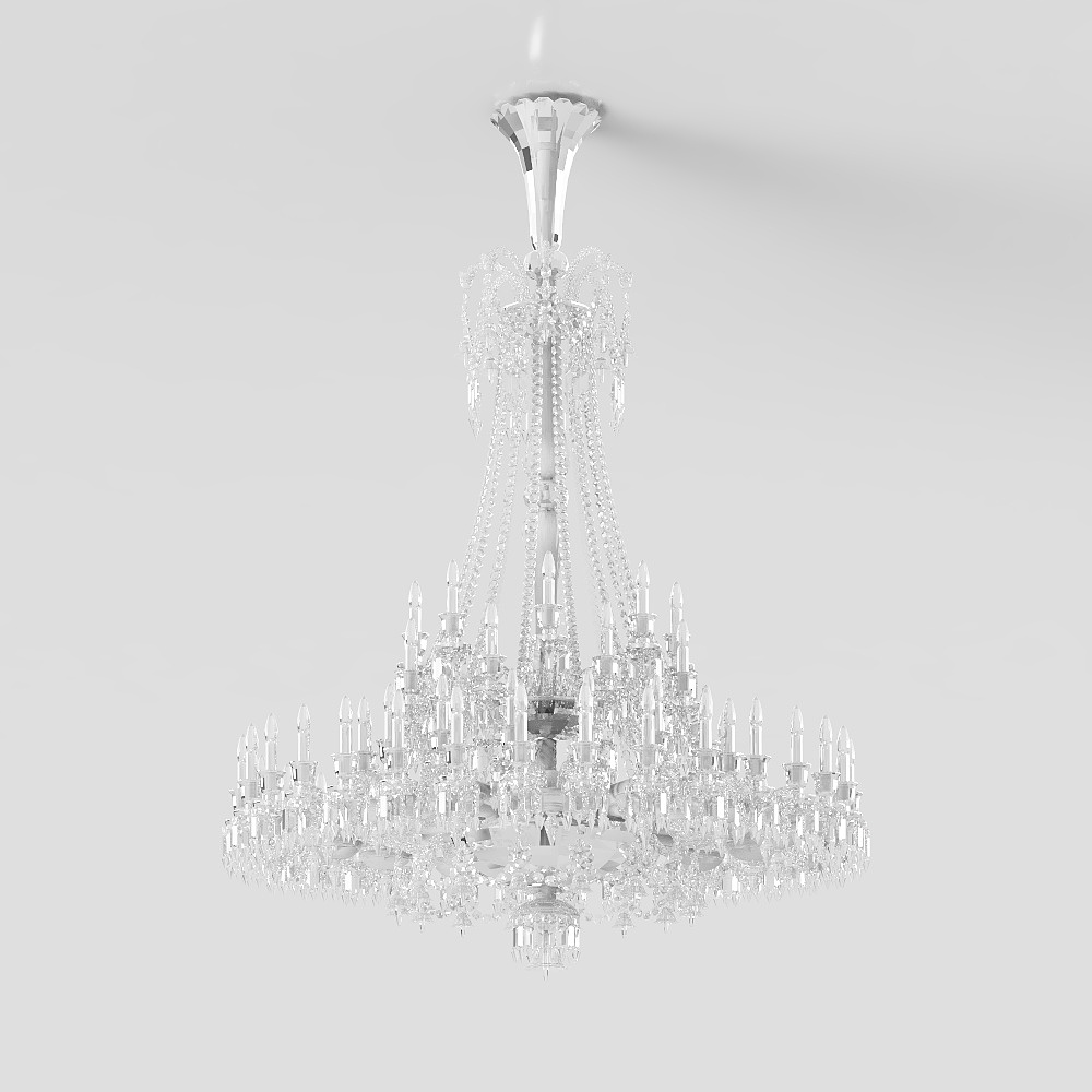 Stunning Crystal Chandelier 3D model