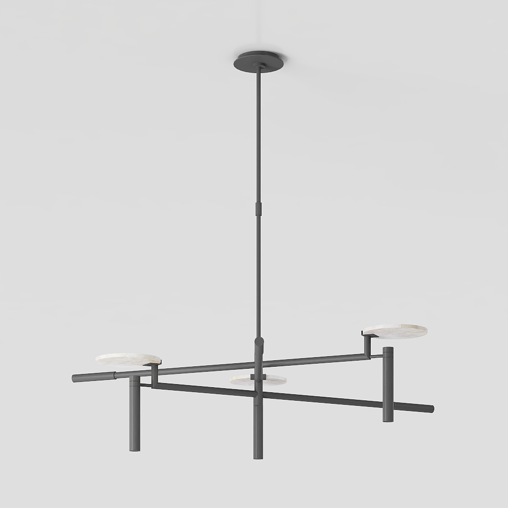 멜랑지+대형+부양+디스크+샹들리에