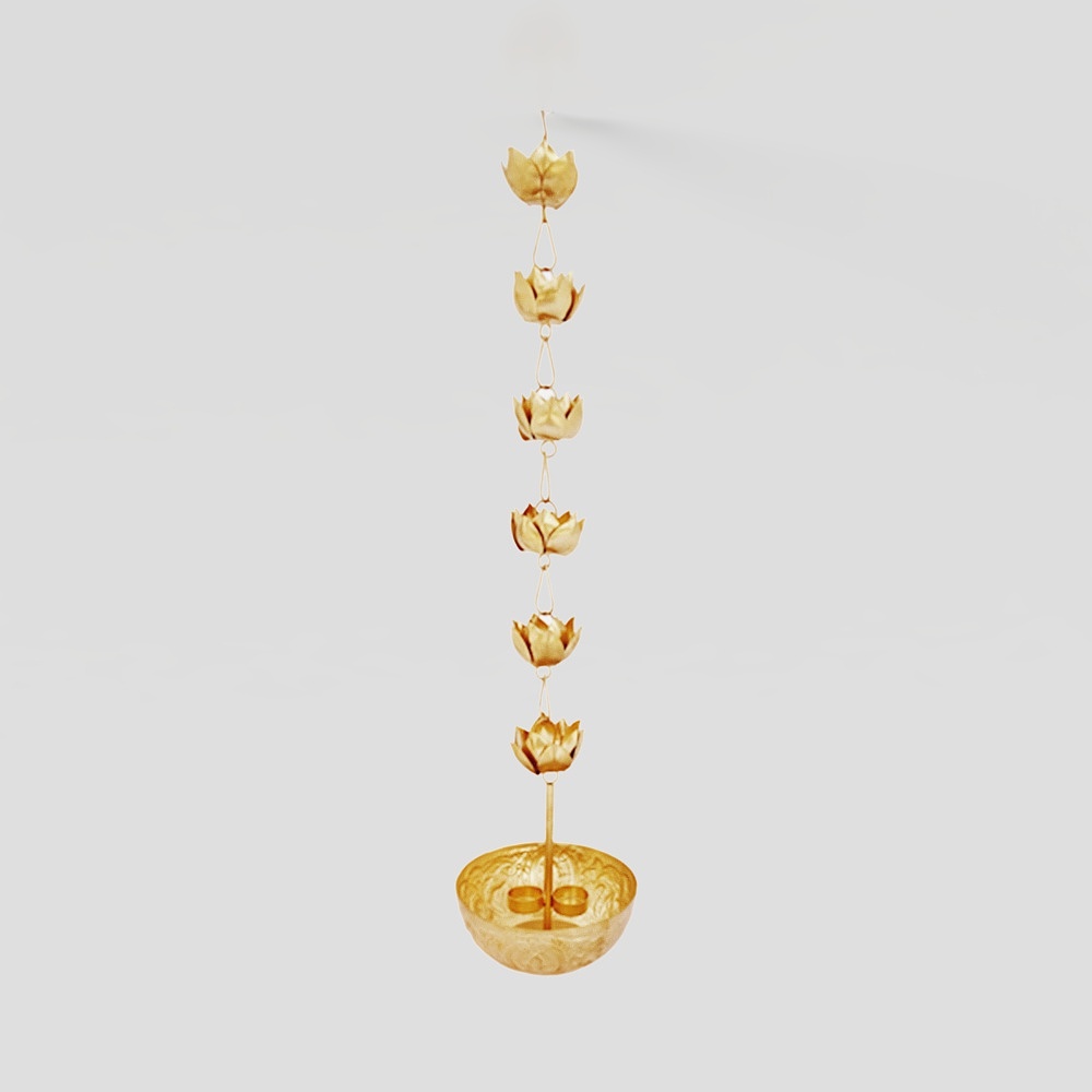 Lotus Chandelier 3D model