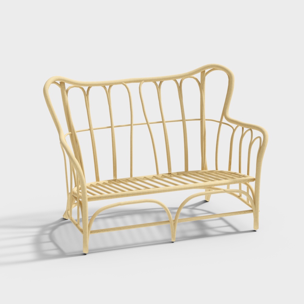 Double en rotin Falisha