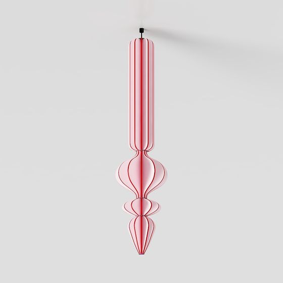 Flowing Light Chandelier 3D model