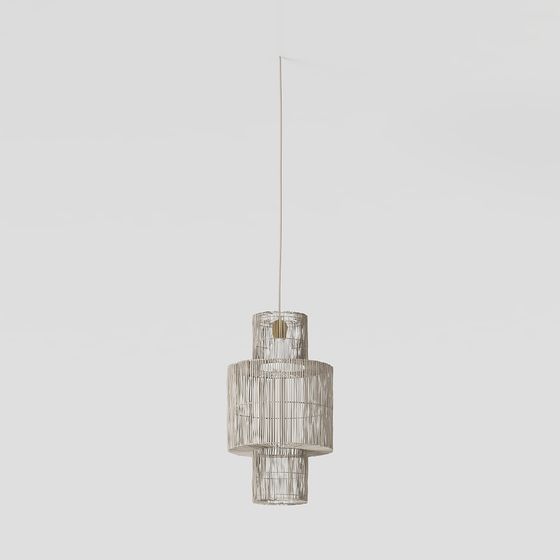 3516 Rattan Lamp Sketchup Model 3D Model