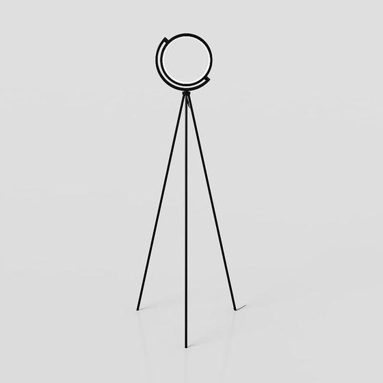 Stylish Minimalist Floor Lamp 3D model