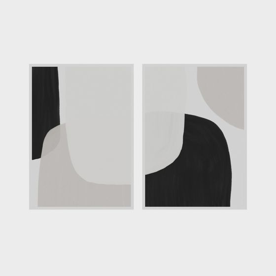 Abstract Geometric 3D Model