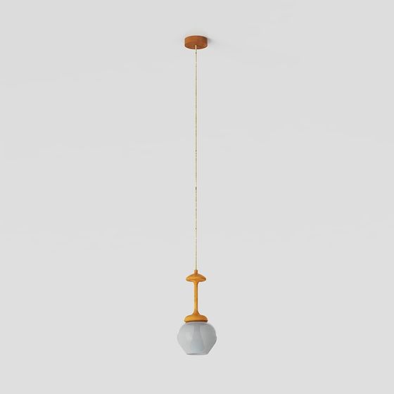 Low Poly Modern Pendant Light 3D model