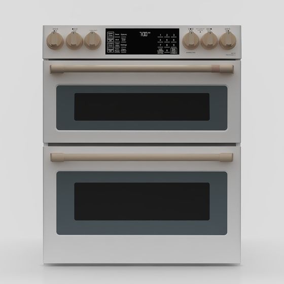 Sleek Double Electric Oven 3D model