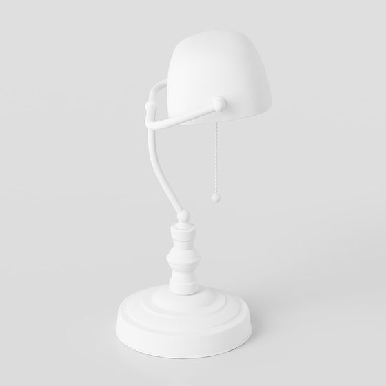Stylish Vintage Table Lamp 3D model for Creative Projects