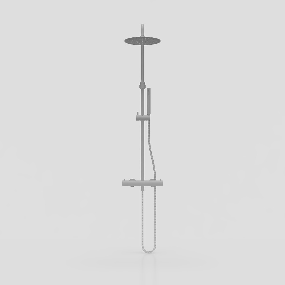 JEE-O+纖細+淋浴+套件+-+拉絲