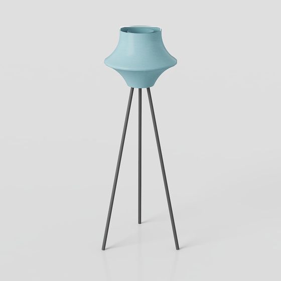 Streamlined Floor Lamp 3D model