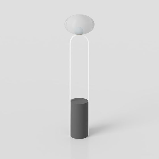 Stylish Minimalist Floor Lamp 3D model for Creative Spaces