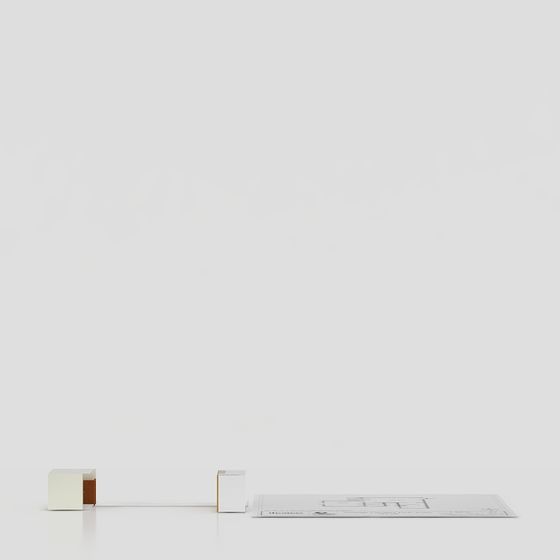 Minimalist Living Room 3D model